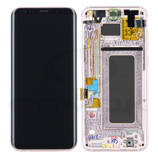 WYŚWIETLACZ LCD DO SAMSUNG G955 GALAXY S8 PLUS RÓŻ Z RAMKĄ GH97-20470E GH97-20565E GH97-20564E ORYGINAŁ SERVICE PACK