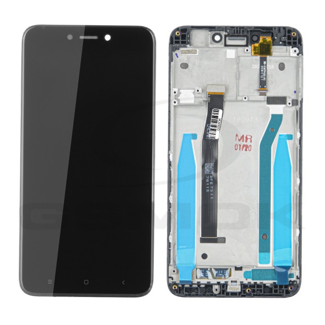 WYŚWIETLACZ LCD DO XIAOMI REDMI 4X Z RAMKĄ CZARNY 560620003033 ORYGINAŁ SERVICE PACK