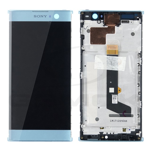WYŚWIETLACZ LCD DO SONY XPERIA XA2 H4113 Z RAMKĄ NIEBIESKI U50056841 ORYGINAŁ SERVICE PACK