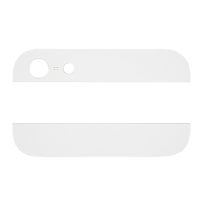 OBUDOWA GÓRNA TYLNA I DOLNA SZKLANA IPHONE 5 BIAŁA