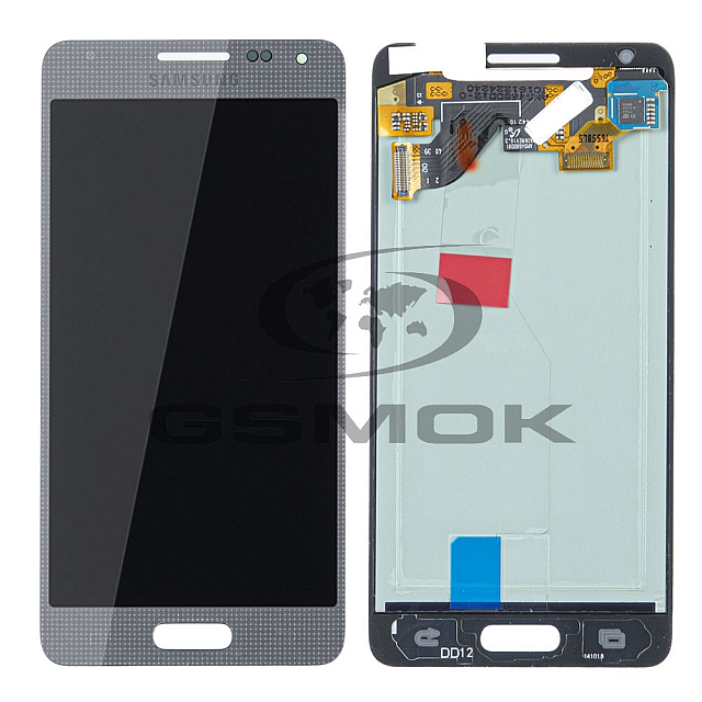 WYŚWIETLACZ LCD DO SAMSUNG G850 GALAXY ALPHA SREBRNY GH97-16386E ORYGINAŁ SERVICE PACK