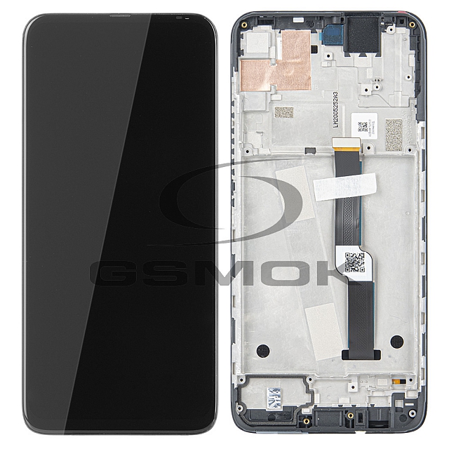 WYŚWIETLACZ LCD DO MOTOROLA ONE FUSION PLUS XT2067 CZARNY 5D68C16856 5D68C16856RR ORYGINAŁ SERVICE PACK