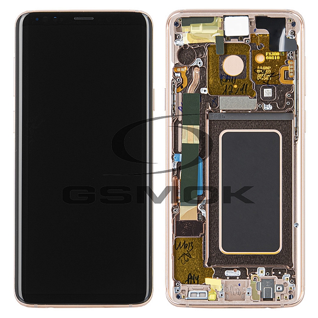 WYŚWIETLACZ LCD DO SAMSUNG G965 GALAXY S9 PLUS ZŁOTY Z RAMKĄ GH97-21691E GH97-21692E GH97-21722E ORYGINAŁ SERVICE PACK