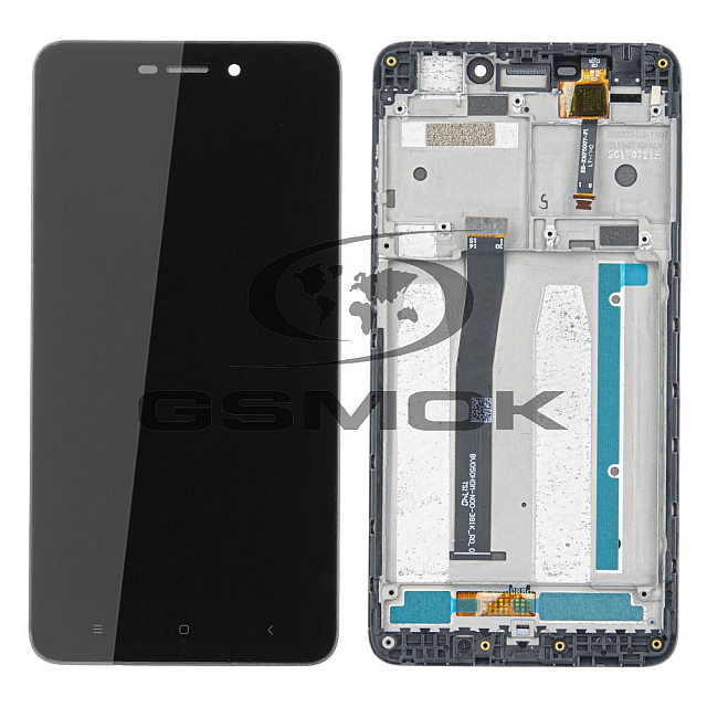 WYŚWIETLACZ LCD DO XIAOMI REDMI 4A Z RAMKĄ CZARNY 560610003033, 480071200003 ORYGINAŁ SERVICE PACK