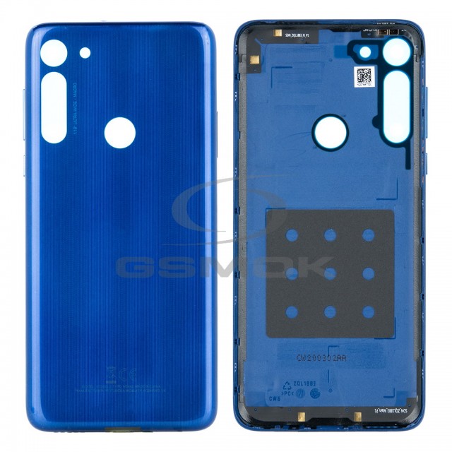 KLAPKA BATERII / OBUDOWA MOTOROLA MOTO G8 NIEBIESKI 5S58C16317 S948C64924 ORYGINAŁ SERVICE PACK