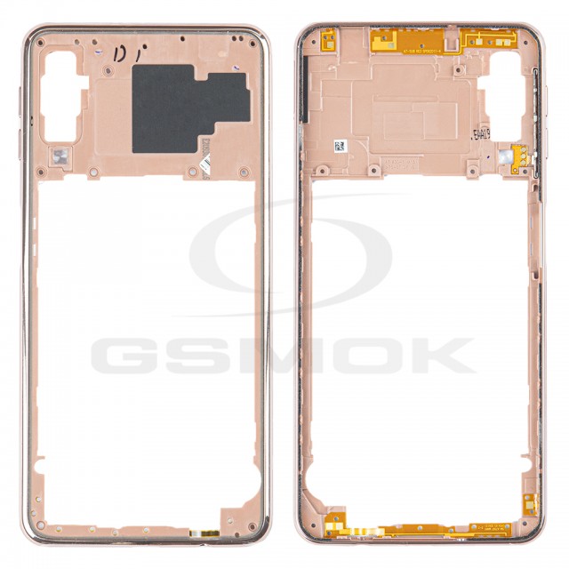 RAMKA / OBUDOWA TYLNA SAMSUNG A750 GALAXY A7 2018 ZŁOTA GH98-43585C [ORYGINAŁ]