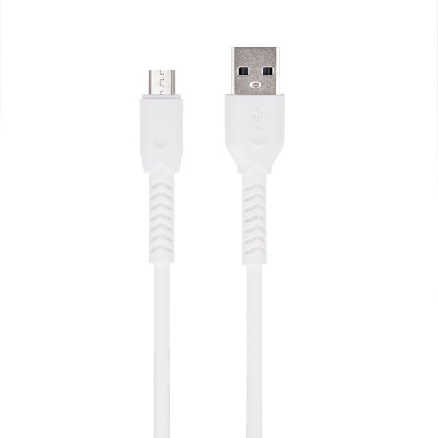 KABEL MICRO USB MAXLIFE MXUC-04 BIAŁY 3A 1M