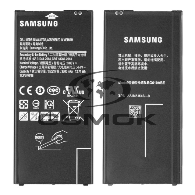BATERIA SAMSUNG J610 GALAXY J6 PLUS 2018 J415 EB-BG610ABE GH43-04670A 3300MAH ORYGINAŁ BULK