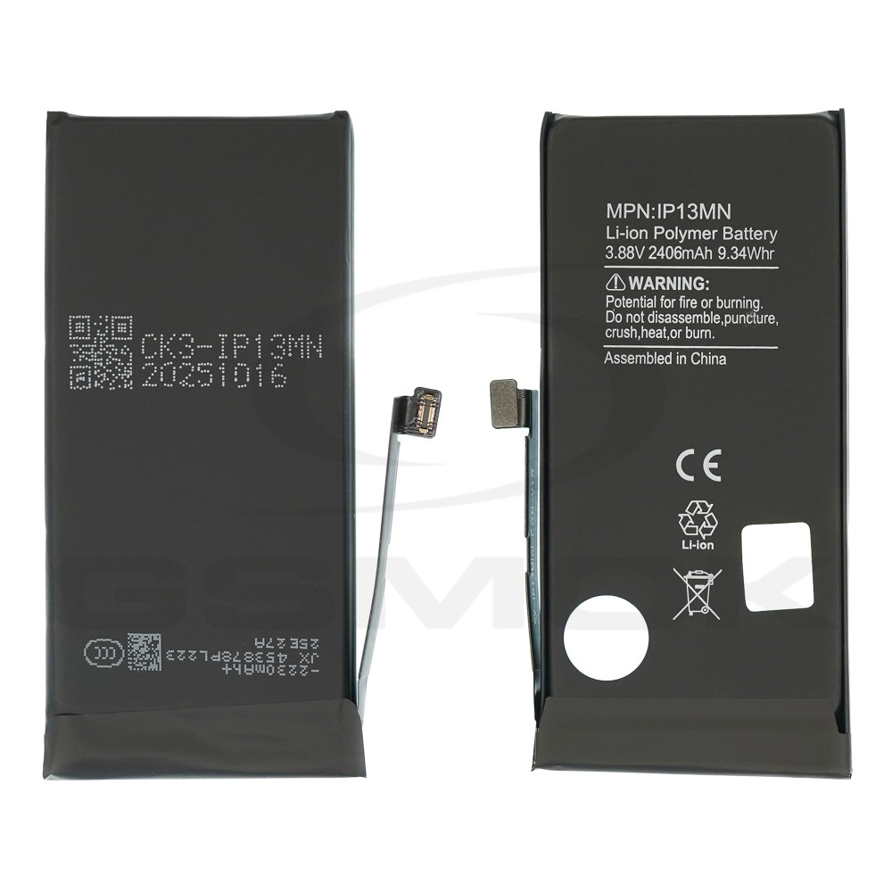 BATERIA DO APPLE IPHONE 13 MINI 2406MAH DIAGNOSABLE RMORE PREMIUM