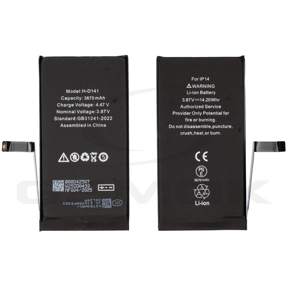 BATERIA DO APPLE IPHONE 14 3670MAH DIAGNOSABLE