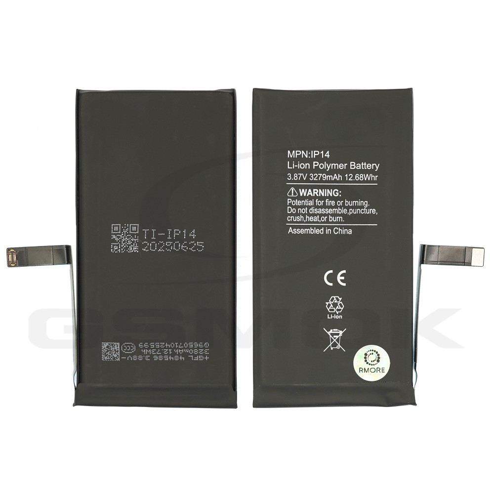 BATERIA DO APPLE IPHONE 14 Z UKŁADEM TI 3279MAH RMORE PREMIUM