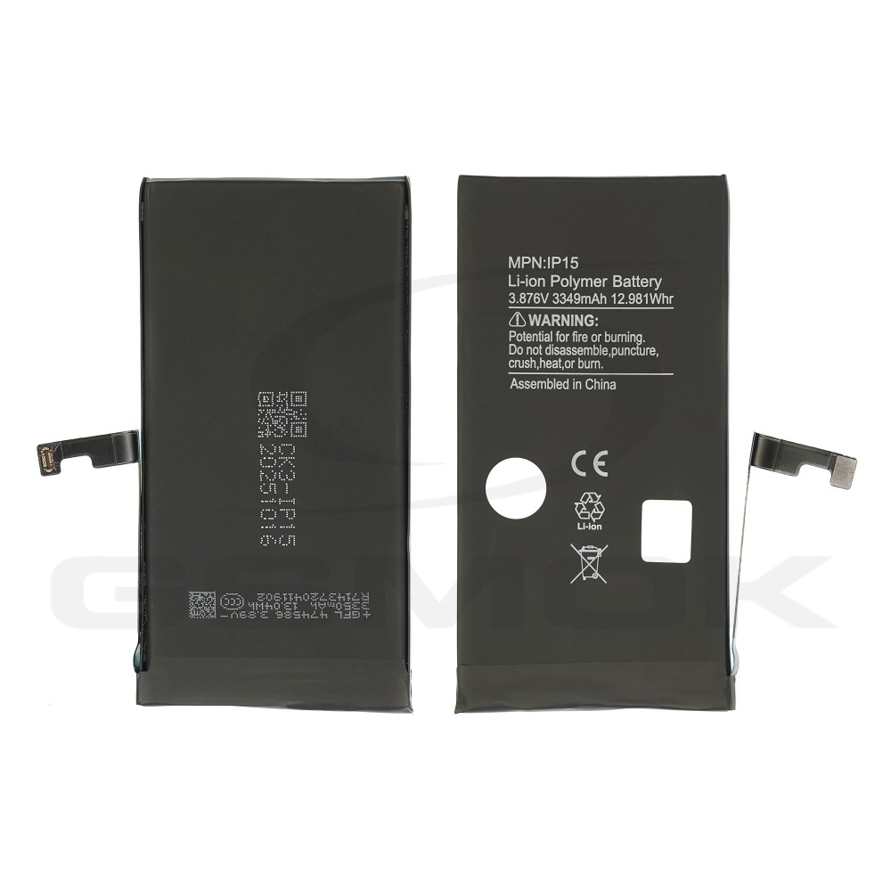 BATERIA DO APPLE IPHONE 15 3349MAH DIAGNOSABLE RMORE PREMIUM
