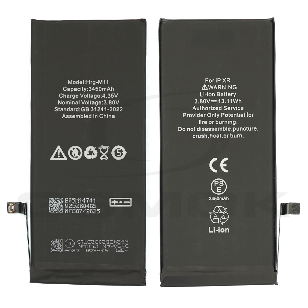 BATERIA DO APPLE IPHONE XR Z UKŁADEM TI O POWIĘKSZONEJ POJEMNOŚCI 3450MAH