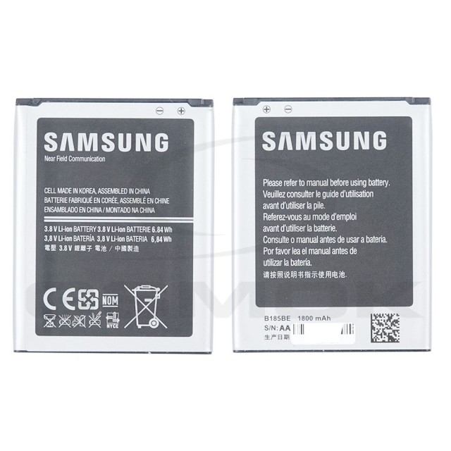 BATERIA SAMSUNG I8260 I8262 G350 CORE B185BE GH43-03849A 1800MAH ORYGINAŁ BULK