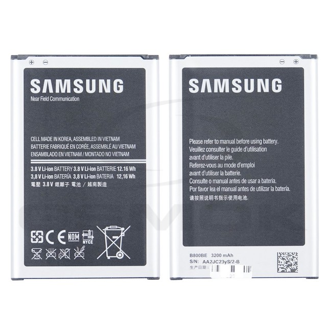 BATERIA SAMSUNG N9005 GALAXY NOTE 3 LTE B800BE GH43-03969A 3200MAH ORYGINAŁ BULK