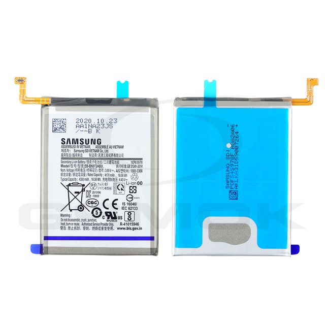BATERIA SAMSUNG N975 N976 GALAXY NOTE 10 5G/ 10 PLUS EB-BN972ABU GH82-20814A GH82-23150A 4300MAH ORYGINAŁ BULK