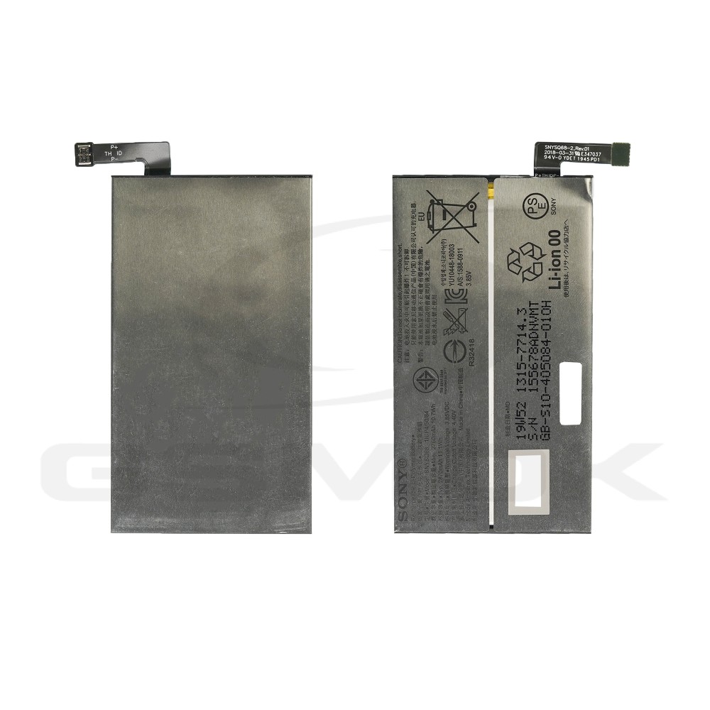 BATERIA SONY XPERIA 10 SNYSQ68 I3113 I4113 2870MAH U50066883 1315-7716 ORYGINAŁ BULK