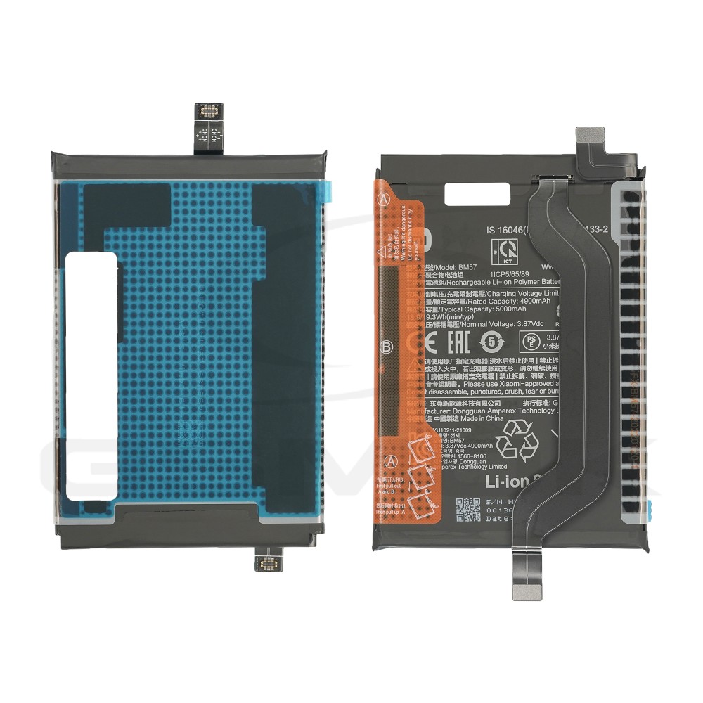 BATERIA XIAOMI POCO X3 GT BM57 46020000701G 5000mAh ORYGINAŁ BULK