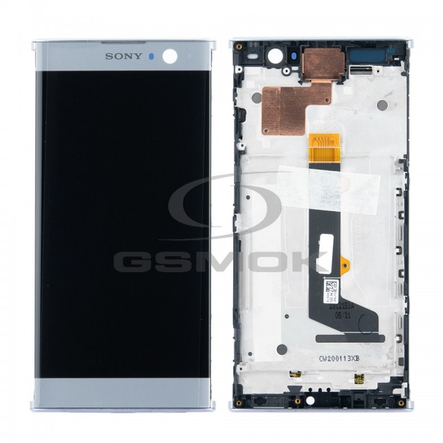 WYŚWIETLACZ LCD DO SONY XPERIA XA2 H3113 H4113 Z RAMKĄ SREBRNY U50056861 78PC0600010 ORYGINAŁ SERVICE PACK