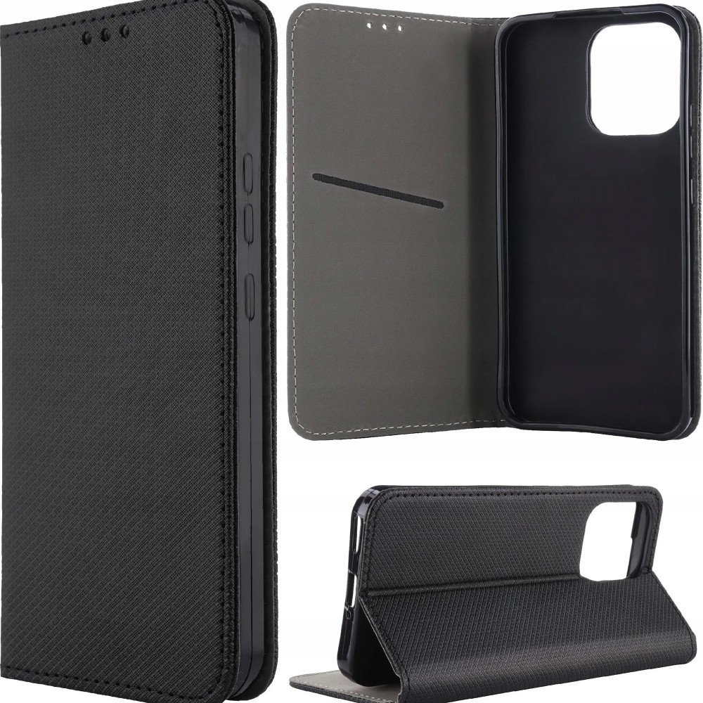 ETUI FLIP CASE MAGNET OPPO A6 PRO 5G CZARNY