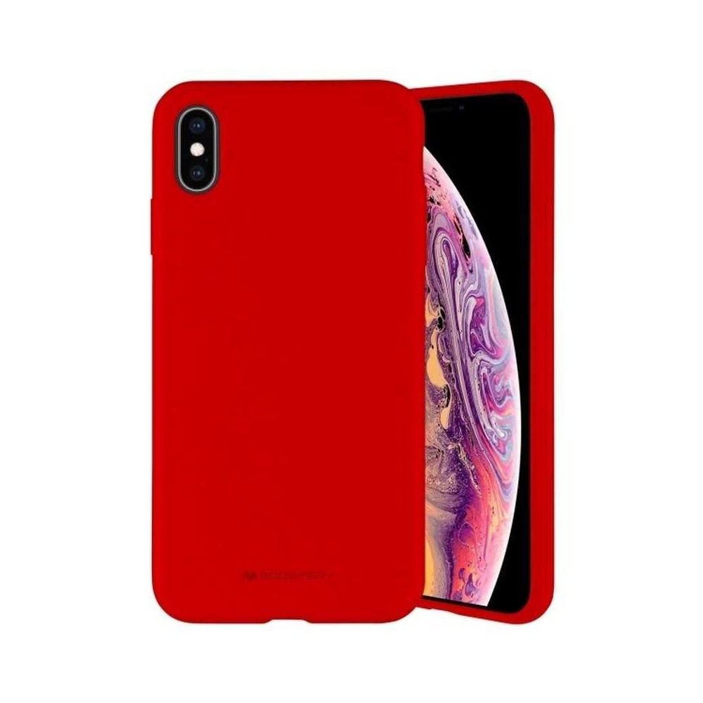 ETUI MERCURY SILICONE SAMSUNG GALAXY A55 5G CZERWONY