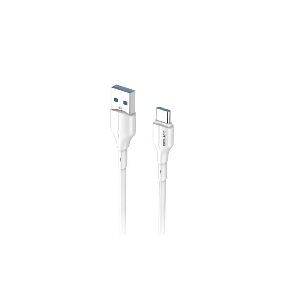 KABEL USB DO USB-C 25W 1M BELINE BIAŁY