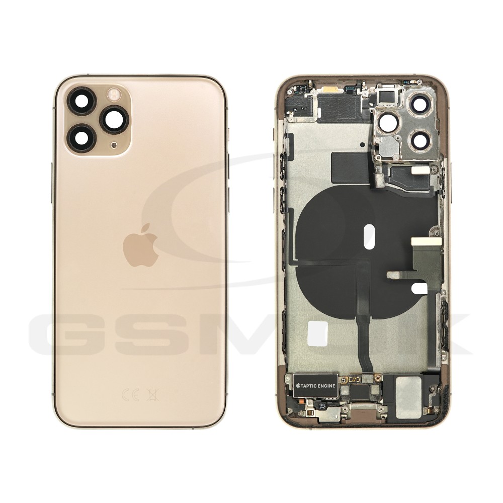 KLAPKA BATERII / OBUDOWA APPLE IPHONE 11 PRO ZŁOTA PULLED GRADE A