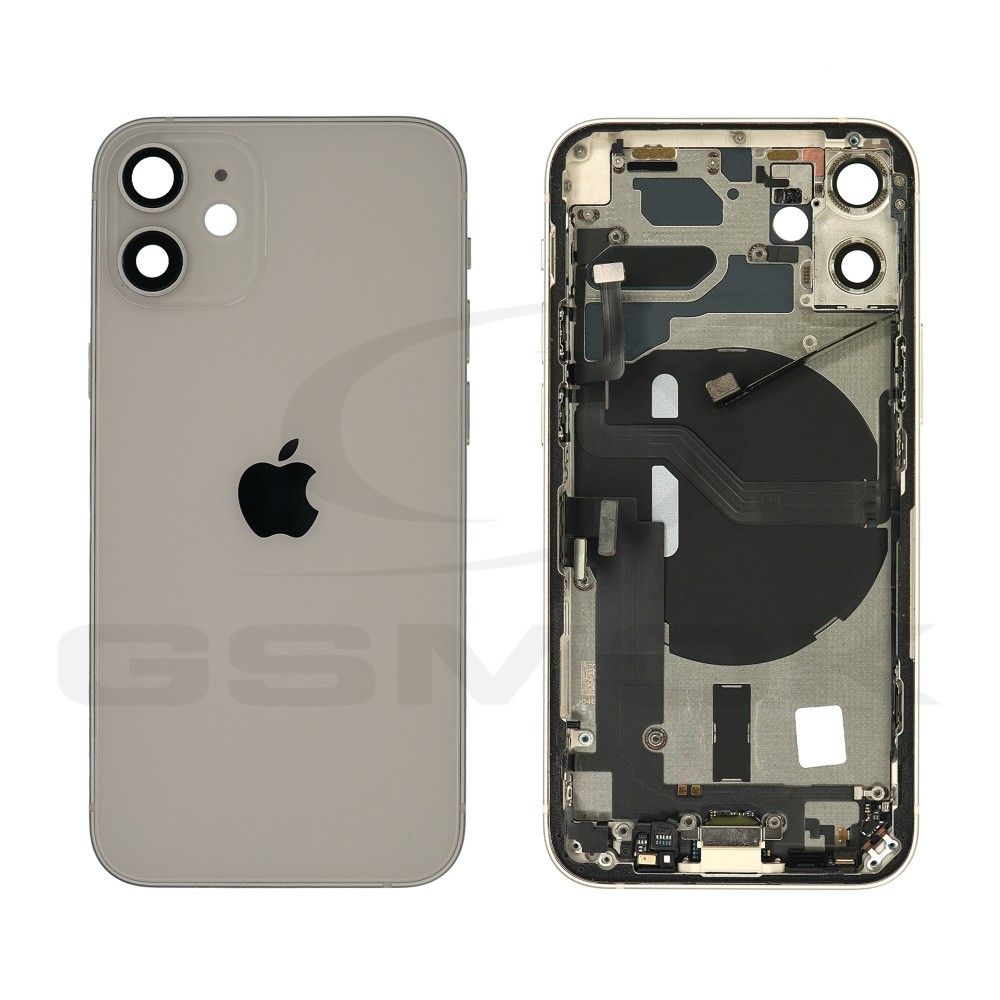 KLAPKA BATERII / OBUDOWA APPLE IPHONE 12 MINI BIAŁA PULLED GRADE A