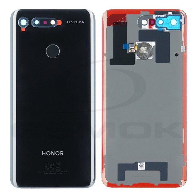KLAPKA BATERII / OBUDOWA HUAWEI HONOR VIEW 20 CZARNA Z SZYBKĄ KAMERY I CZYTNIKIEM LINII PAPILARNYCH 02352LNU ORYGINAŁ SERVICE PACK