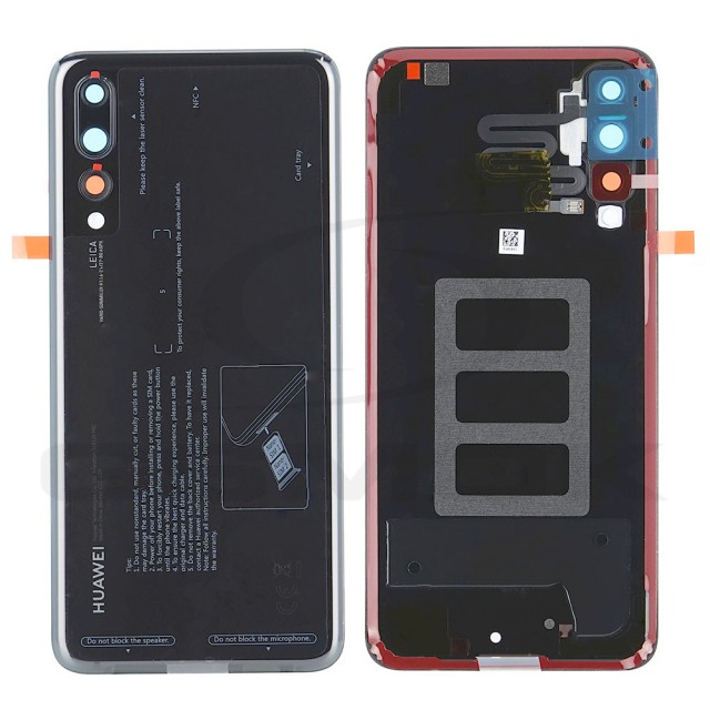 KLAPKA BATERII / OBUDOWA HUAWEI P20 PRO CZARNA 02351WRR 02351WRP ORYGINAŁ SERVICE PACK