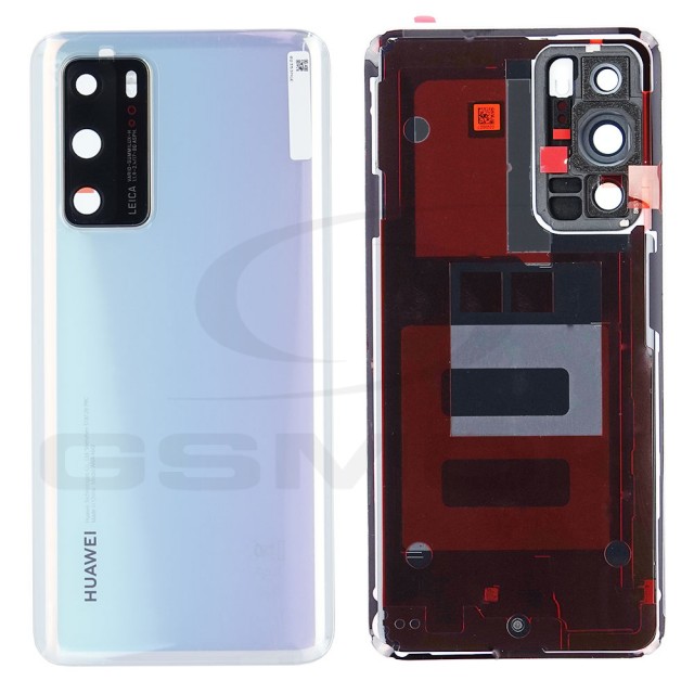 KLAPKA BATERII / OBUDOWA HUAWEI P40 BIAŁA 02353MGE ORYGINAŁ SERVICE PACK