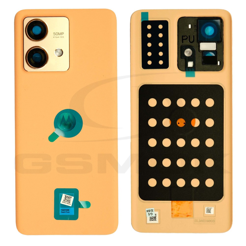 KLAPKA BATERII / OBUDOWA MOTOROLA EDGE 40 NEO POMARAŃCZOWA 5S58C23656 ORYGINAŁ SERVICE PACK