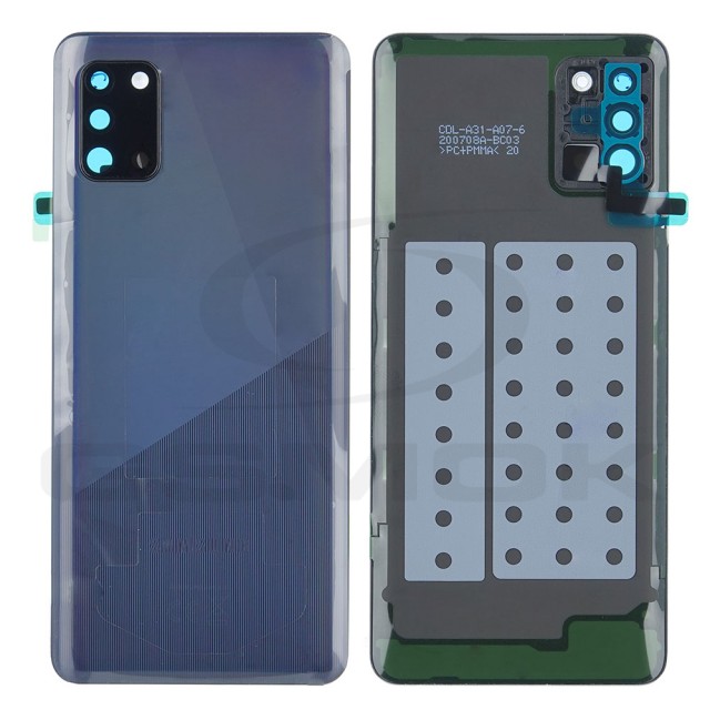 KLAPKA BATERII / OBUDOWA SAMSUNG A315 GALAXY A31 CZARNA GH82-22338A ORYGINAŁ SERVICE PACK