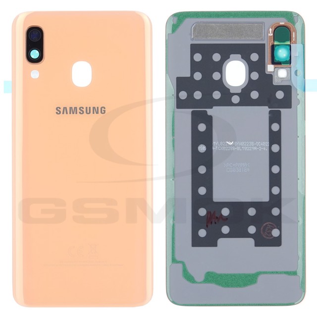 KLAPKA BATERII / OBUDOWA SAMSUNG A405 GALAXY A40 CORAL GH82-19406D ORYGINAŁ SERVICE PACK