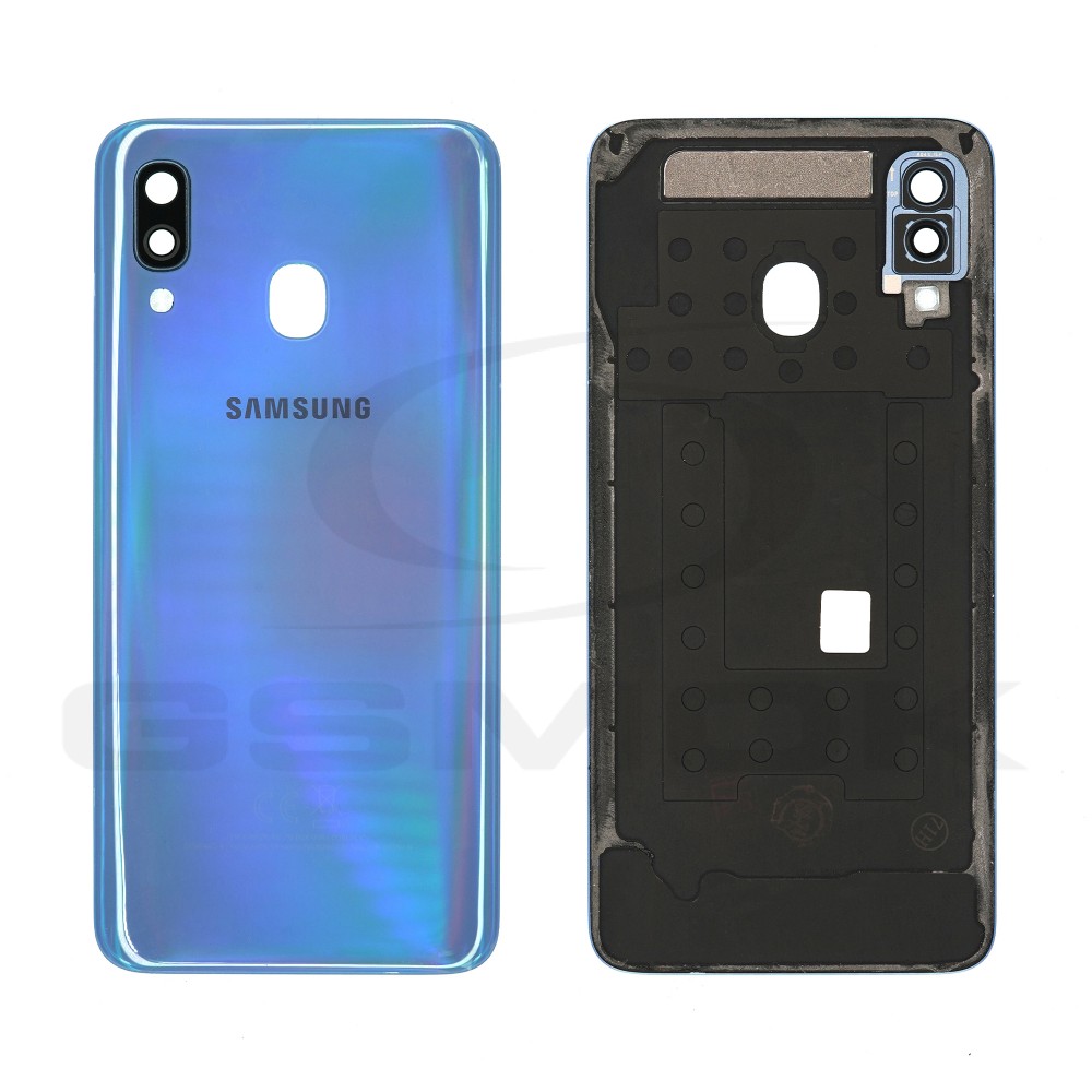 KLAPKA BATERII / OBUDOWA SAMSUNG A405 GALAXY A40 NIEBIESKA PULLED GRADE B