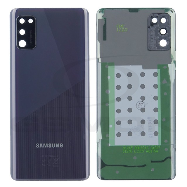 KLAPKA BATERII / OBUDOWA SAMSUNG A415 GALAXY A41 CZARNA GH82-22585A ORYGINAŁ SERVICE PACK