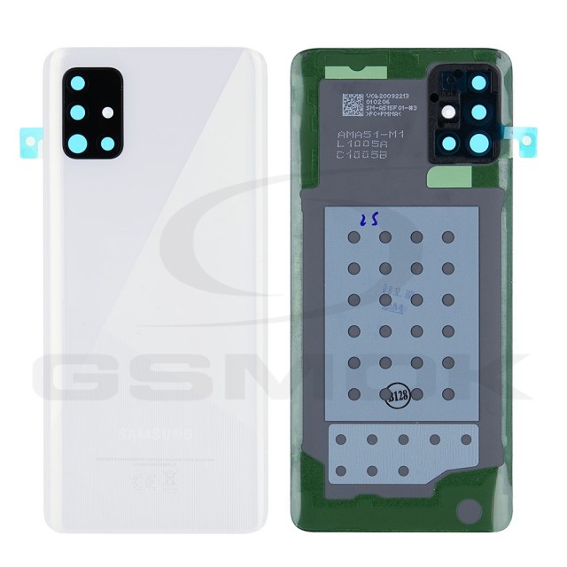 KLAPKA BATERII / OBUDOWA SAMSUNG A515 GALAXY A51 BIAŁA GH82-21653A ORYGINAŁ SERVICE PACK