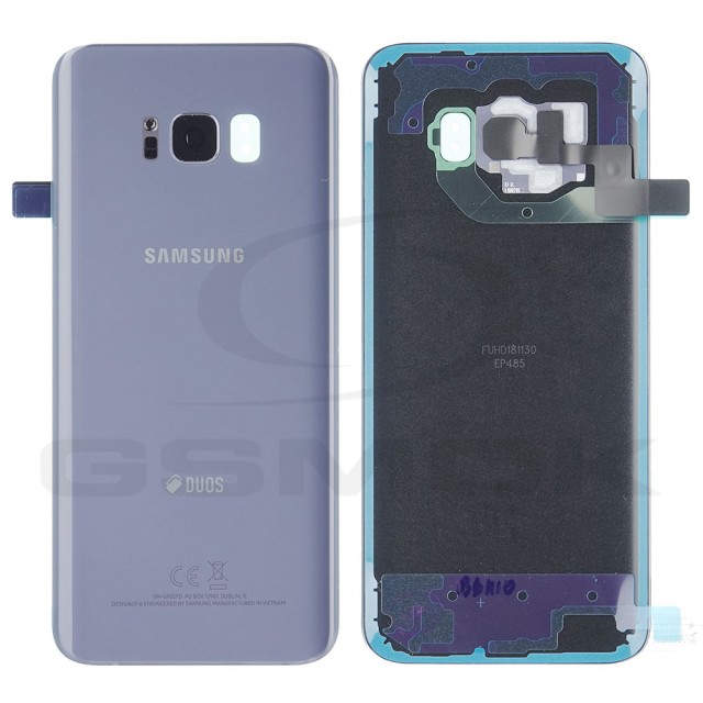KLAPKA BATERII / OBUDOWA SAMSUNG G955 GALAXY S8 PLUS DUOS FIOLETOWA GH82-14027C ORYGINAŁ SERVICE PACK