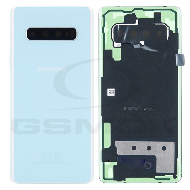 KLAPKA BATERII / OBUDOWA SAMSUNG G975 GALAXY S10 PLUS PRISM WHITE GH82-18406F ORYGINAŁ SERVICE PACK