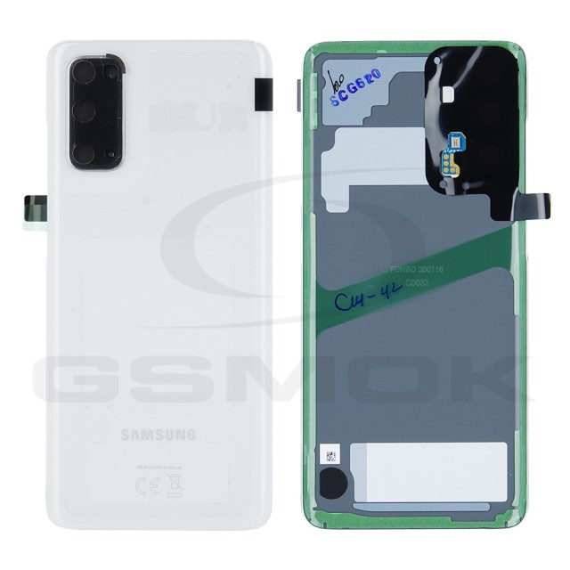 KLAPKA BATERII / OBUDOWA SAMSUNG G980 G981 GALAXY S20 BIAŁA GH82-22068B GH82-21576B ORYGINAŁ SERVICE PACK