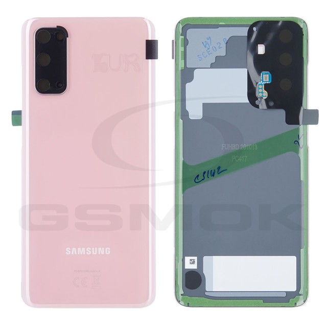 KLAPKA BATERII / OBUDOWA SAMSUNG G980 G981 GALAXY S20 RÓŻOWA GH82-22068C GH82-21576C GH82-27239C ORYGINAŁ SERVICE PACK