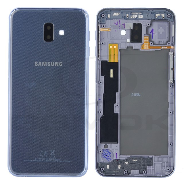 KLAPKA BATERII / OBUDOWA SAMSUNG J610 GALAXY J6 PLUS 2018 SILVER BLUE GH82-17868C GH82-17872C ORYGINAŁ SERVICE PACK
