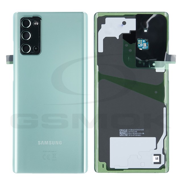 KLAPKA BATERII / OBUDOWA SAMSUNG N981 GALAXY NOTE 20 ZIELONA GH82-23299C ORYGINAŁ SERVICE PACK