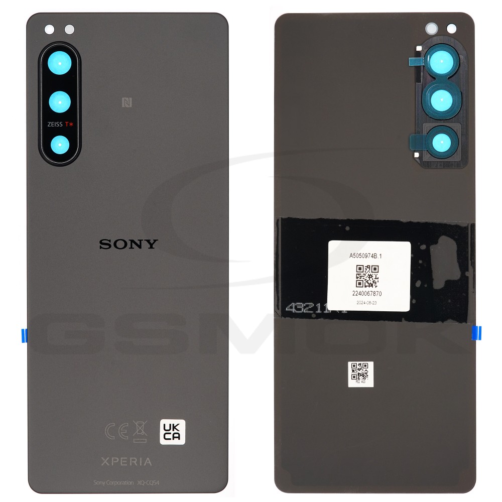 KLAPKA BATERII / OBUDOWA SONY XPERIA 5 IV CZARNA A5050974A, A5050974B ORYGINAŁ SERVICE PACK