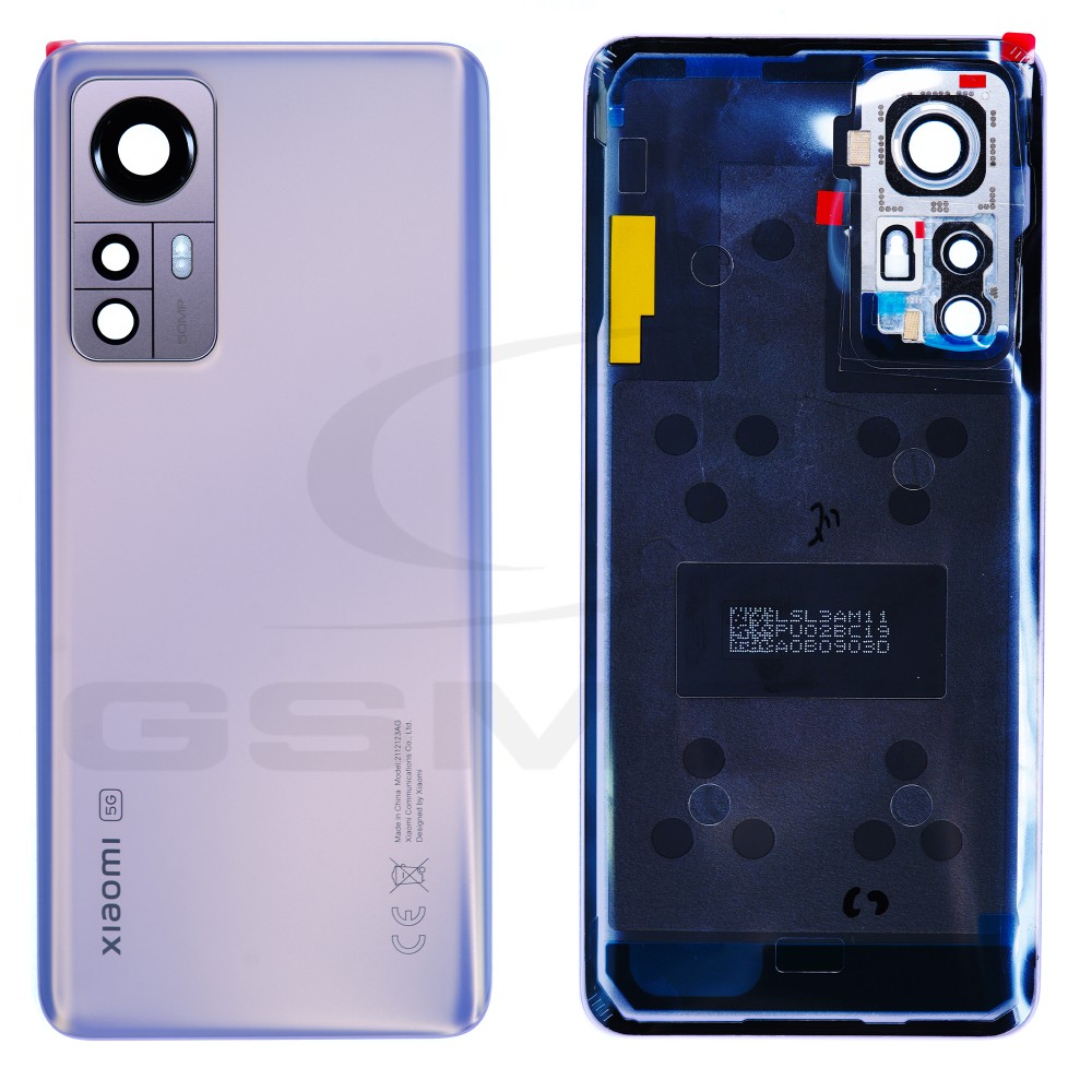 KLAPKA BATERII / OBUDOWA XIAOMI 12X FIOLETOWA 56000L0L3A00 ORYGINAŁ SERVICE PACK