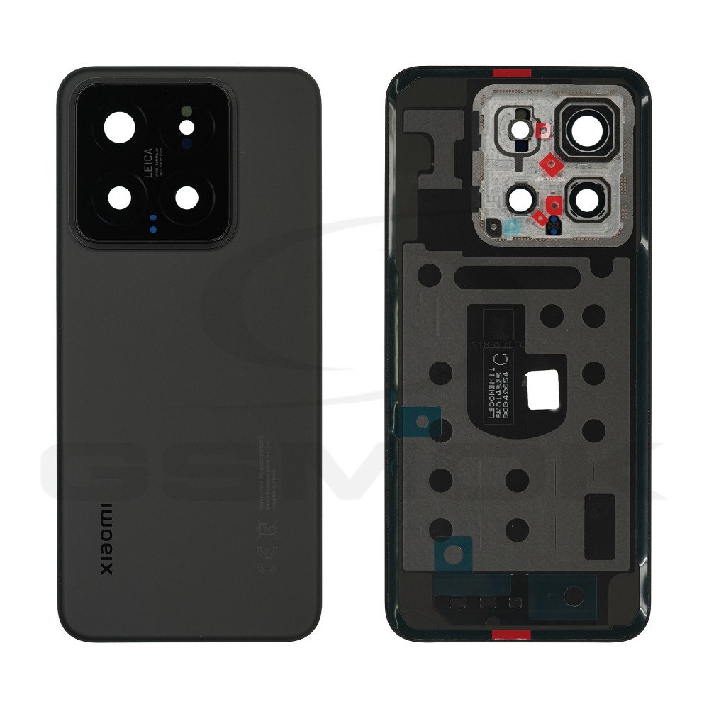 KLAPKA BATERII / OBUDOWA XIAOMI 14 CZARNA 56002500N300 ORYGINAŁ SERVICE PACK