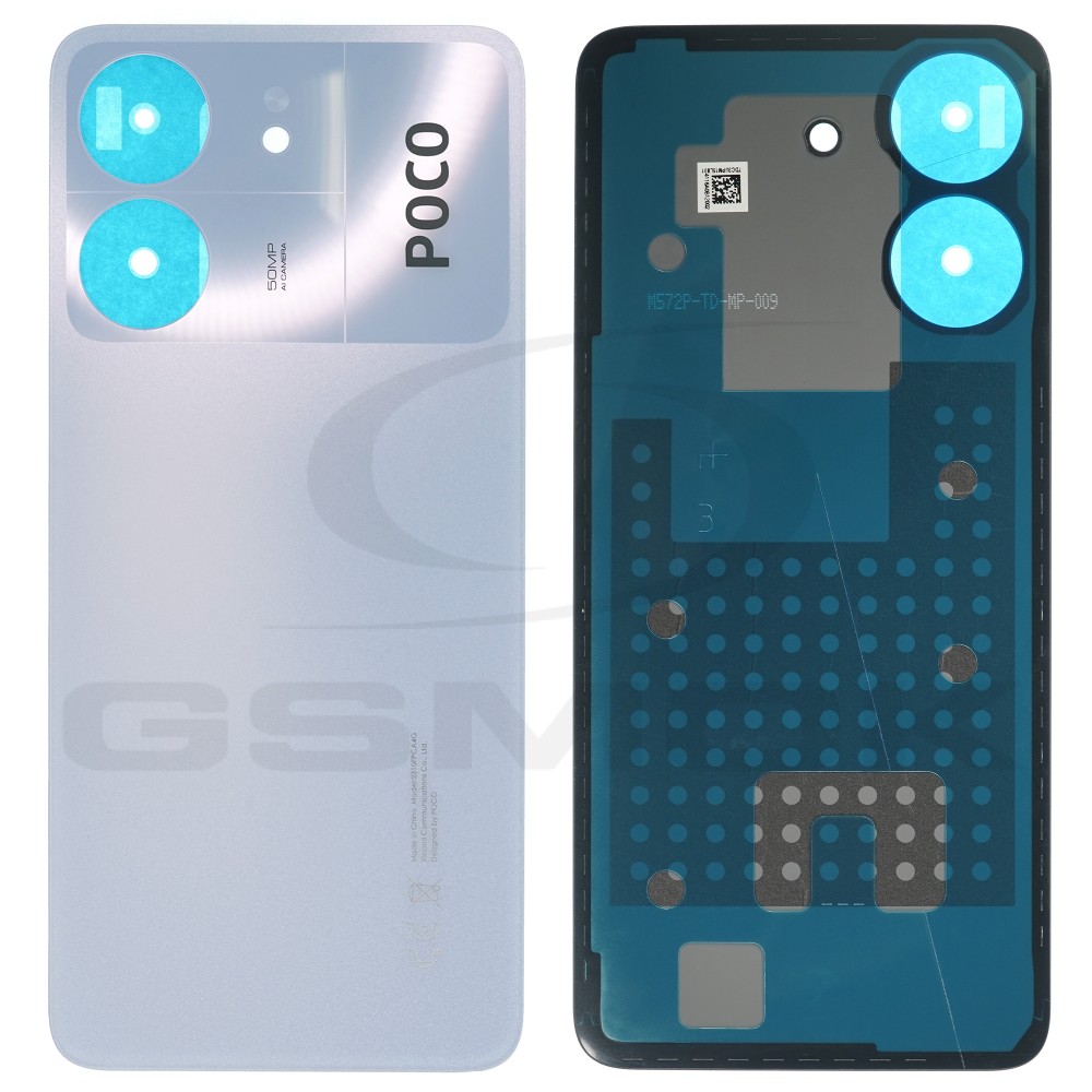 KLAPKA BATERII / OBUDOWA XIAOMI POCO C65 FIOLETOWA 1610111001481A ORYGINAŁ SERVICE PACK