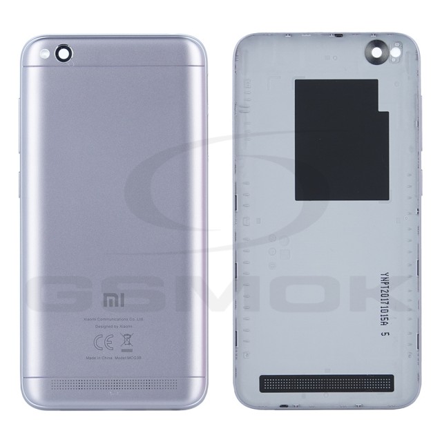 KLAPKA BATERII / OBUDOWA XIAOMI REDMI 5A SZARA 5601200190B6 ORYGINAŁ SERVICE PACK