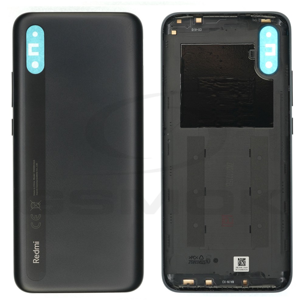 KLAPKA BATERII / OBUDOWA XIAOMI REDMI 9A CZARNA 55050000CY5Z 55050000F7JI ORYGINAŁ SERVICE PACK