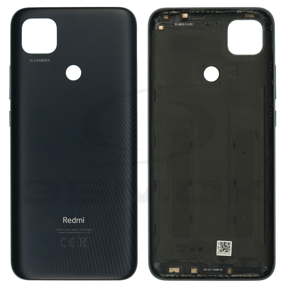KLAPKA BATERII / OBUDOWA XIAOMI REDMI 9C CIEMNY SZARY 55050000LHK1 ORYGINAŁ SERVICE PACK